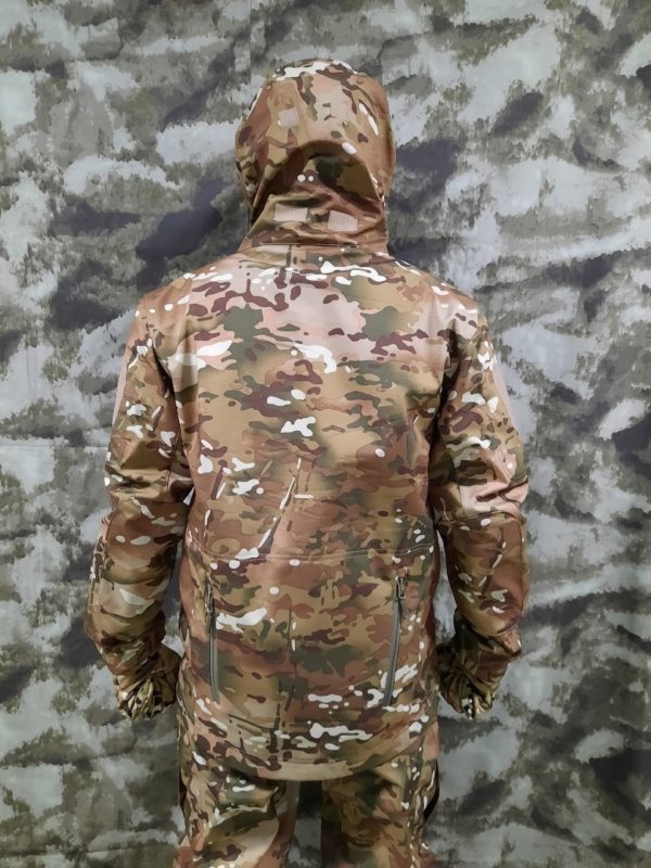 Костюм тактический Softshell, мультикам, куртка сзади